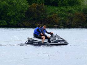 Jetskiiers like those pictured here in 2015 are seen regularly in the Muckross Bay area of Lower Lough Erne