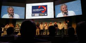 Enda O&#039;Coineen addresses the media at this week&#039;s Vendee Globe press conference in Paris