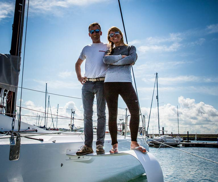 Howth mixed offshore team Conor Fogerty and Susan Glenny will compete in Italy later this month