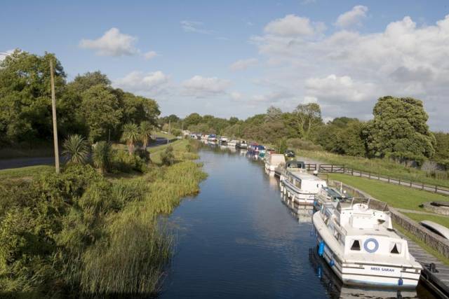 Shannon Harbour in Co Offaly has eight of Ireland’s total of 28 houseboat berths