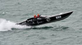 Irish powerboat team Allblack Racing (pictured here in January 2017) claimed the Cork-Fastnet-Cork record in summer 2018