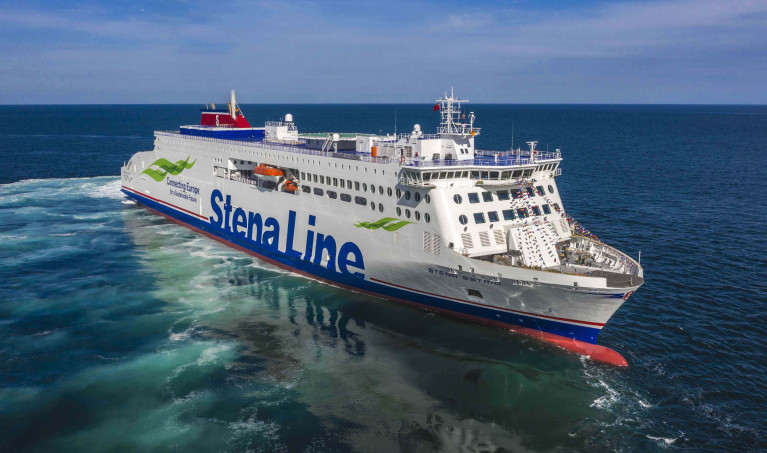 Stena Estrid, leadship of the ferry firm's newest E-Flexer ro-pax series, will provide the temporary Belfast-Holyhead service and will accommodate a mix of freight and leisure traffic connecting Northern Ireland and Wales.