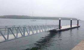 Youghal’s new pontoon and access ramp was installed in early May