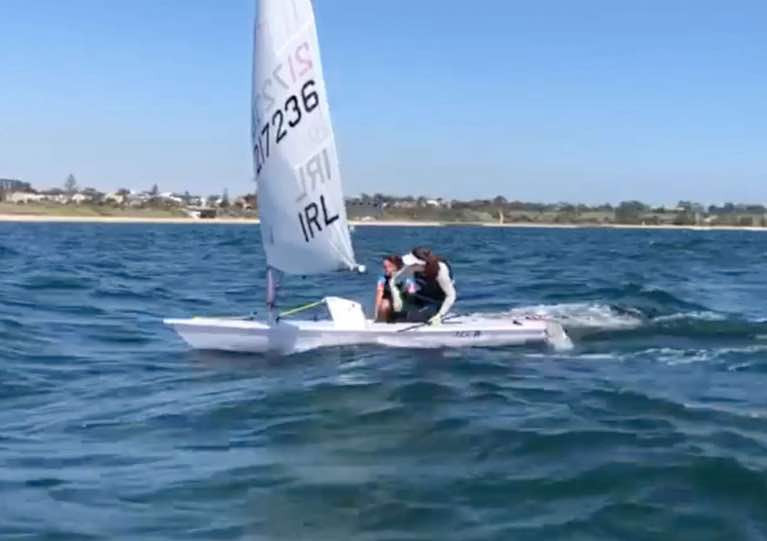 Silver Service in a different world….back in the still relatively carefree times of early January, just for a spot of fun Olympic Sailing Silver Medallist Annalise Murphy took Olympic 5,000 Metre Silver Medallist Sonia O'Sullivan for a sail in the Laser in Melbourne