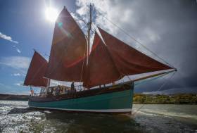 The sailing ketch Brian Ború is one of Sail Training Ireland’s partner vessels