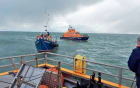 Arklow Lifeboat Volunteers Assist Three Onboard Fishing Boat After Breakdown