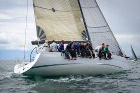 The Grand Soleil 44 Race &#039;Eluthera&#039;, Frank Whelan of Greystones SC, won with a very comfortable margin