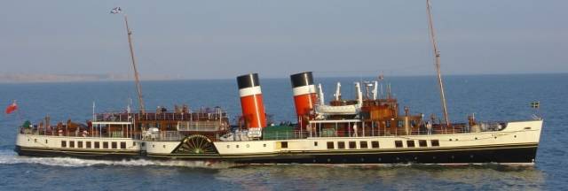 Today, the World's last sea-going paddle steamer, P.S. Waverley which has visited Irish ports, celebrates its 70th anniversary 