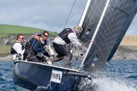 Smile&#039;n&#039;Wave (Ben Cooke &amp; Jim Griffith) competing in the Kinsale Yacht Club 1720 National Championships. Scroll down for gallery