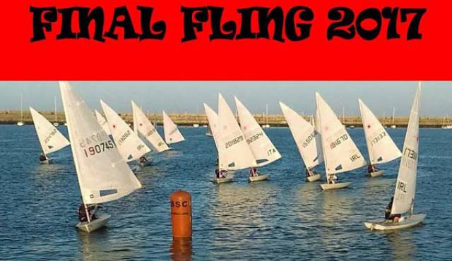 The Royal St. George Yacht Club hosted Final Fling 2017 for dinghies has been delayed until Sunday 22nd