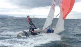 420 duo Grace O&#039;Beirne and Kathy Kelly, pictured here in Dun Laoghaire, competed last week at Kiel Week in Germany