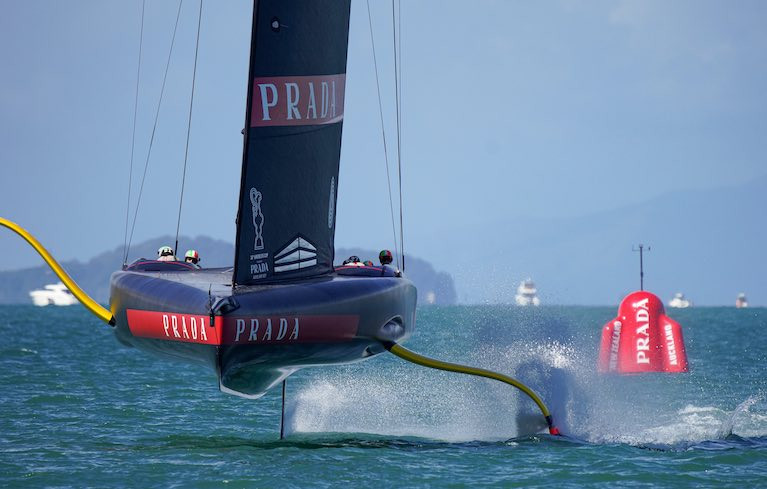 Luna Rossa only need three more wins for victory