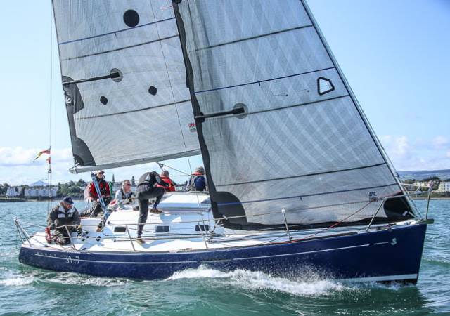 The Beneteau 31.7 race boat 'Indigo' competing on Dublin Bay. The Summer racing season is less than 100 days away so now is the time to prep your boat for the 2019 season says sailing coach Mark Mansfield in his top tips article below