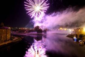 Last year’s spectacular fireworks display lighting up Enniskillen