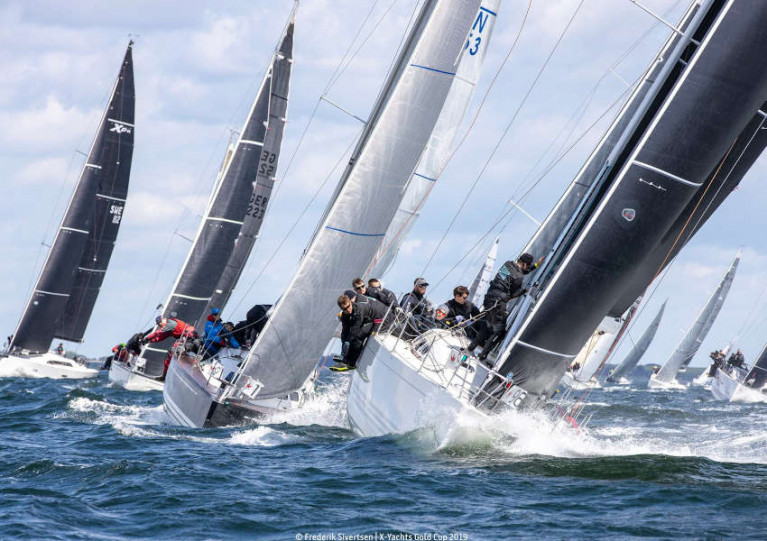 Racing at the 2019 X-Yachts Gold Cup at the yacht brand’s HQ in Haderslev