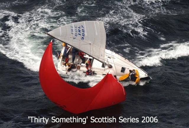 Thirty Something competing at the Scottish Series