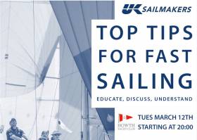 UK Sailmakers Talk On ‘Top Tips For Fast Sailing’ At Howth Yacht Club Tomorrow