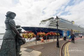 The &#039;Spirit of Discovery in Cobh. The brand new luxury boutique British liner carried 999 passengers into Cork Harbour in July