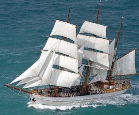 Tall Ship ‘Kaskelot’ which will make its debut at this year’s Foyle Maritime Festival (14-22 July) in Derry-Londonderry