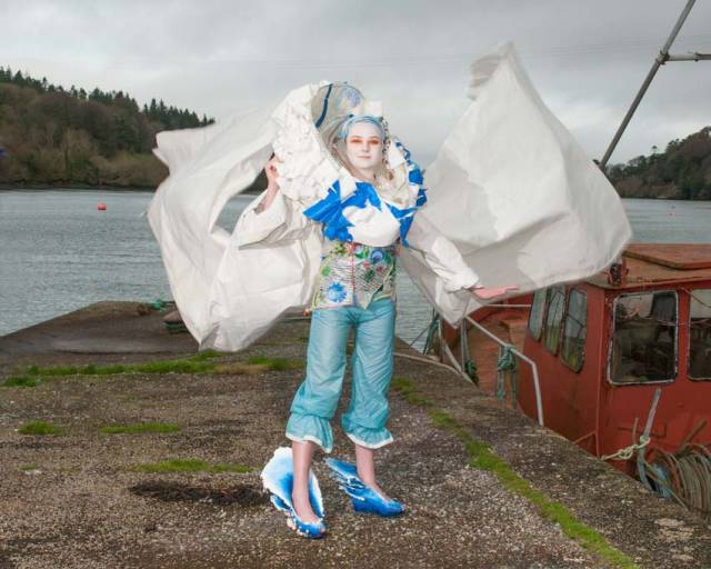 Sally O’Flynn and Hanna D’Aughton’s eye-catching design recycles fabric sourced from the UK Sailmakers loft in Crosshaven
