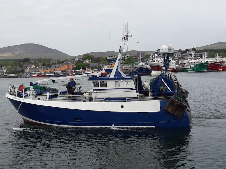 Paddy Mulvany's Kristel Patrick which fishes for 40 per cent of the year in the Celtic Sea, primarily for prawns