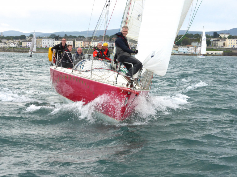 First into the ring…Rupert Barry’s JOD35 Red Alert from Greystones was the first fully-confirmed entry for the Fastnet 450 in two weeks’ time