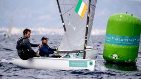 Baltimore&#039;s Fionn Lyden who reached gold fleet in Palma in March is now looking for a Tokyo slot at the Finn Euros next week in Athens