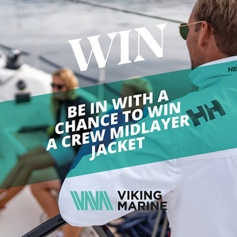 Win a Helly Hansen Crew Midlayer Jacket with Viking Marine