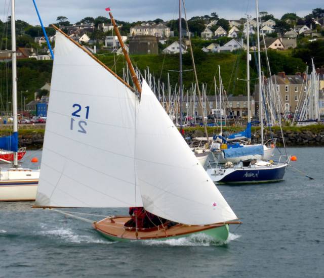 The new Howth 17 Orla bound for her first race on Tuesday August 1st