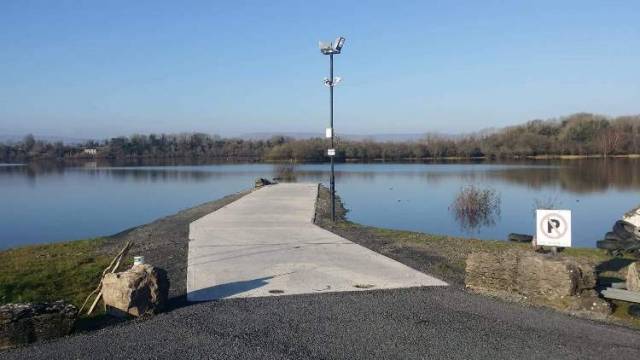 The upgraded slipway at Cushlough Bay delivered by Ballinrobe & District Anglers and the World Cup Trout Fly Championship Committee