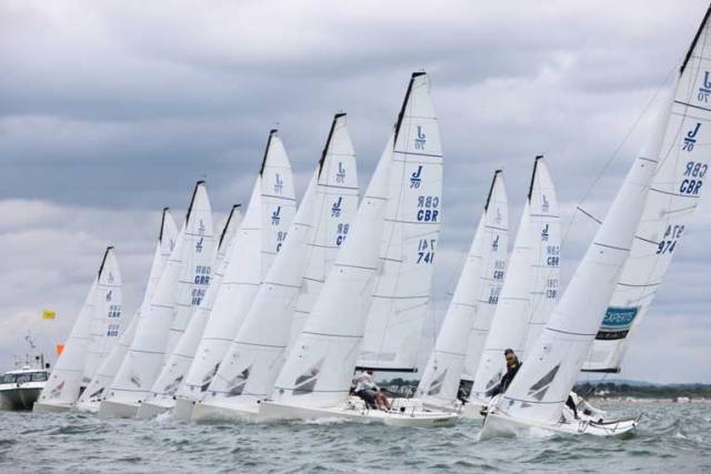 Wicklow's Marshall King is in action at the J/70 UK National Championship kicks off this UK Bank Holiday weekend