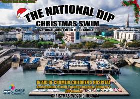 National Yacht Club Christmas Eve Swim in Aid of Children&#039;s Hospital, Crumlin
