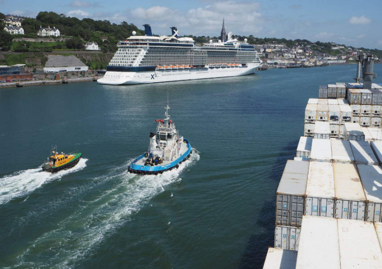 File image of the Port of Cork
