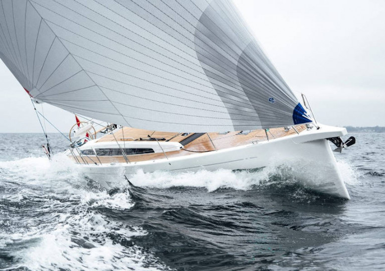 The first test sail for the new X5⁶ this past weekend off Haderslev in Denmark (also below)