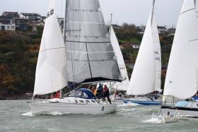 RCYC&#039;s second race of its winter league for Cruisers in Cork Harbour