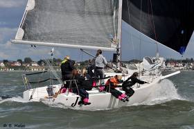 Action from last year&#039;s Dubarry Women’s Open Keelboat Championships on the Solent at Hamble River Sailing Club