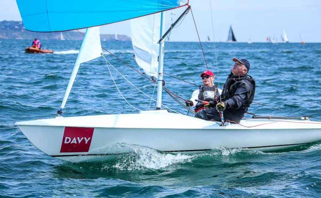 The top Irish boat at the County Down event was Dun Laoghaire's David Gorman and Chris Doorly (above) of the National Yacht Club in fourth overall.