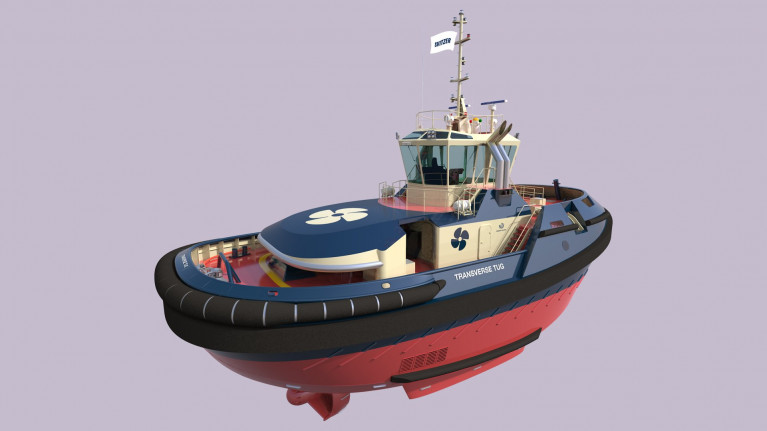 Global tug operator, Svitzer has announced a decarbonisation strategy that aims to become fully CarbonNeutral  by 2040. Svitzer along with Robert Allan design teams is to introduce the less fuel consuming TRAnsverse tug (above) which is due to enter operation from Q3 2023. AFLOAT adds the company has a base located in Belfast Harbour served by pair of tugs, Svitzer Sarah and Svitzer Sussex.  