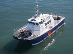 Wicklow based Alpha Marine&#039;s windfarm-support vessel, Island Panther has completed a survey charter in the North Sea 