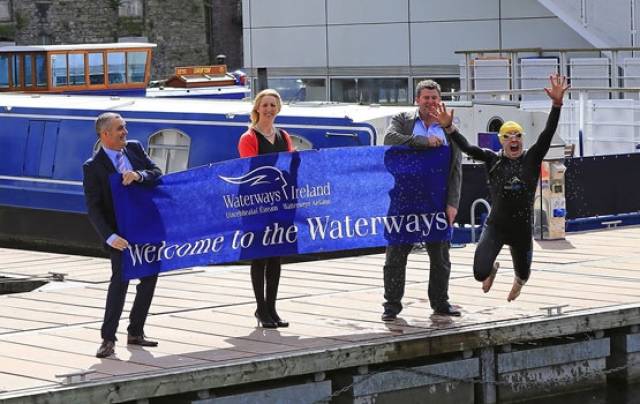 Making a splash at the launch of Waterways Ireland's 2016 events programme