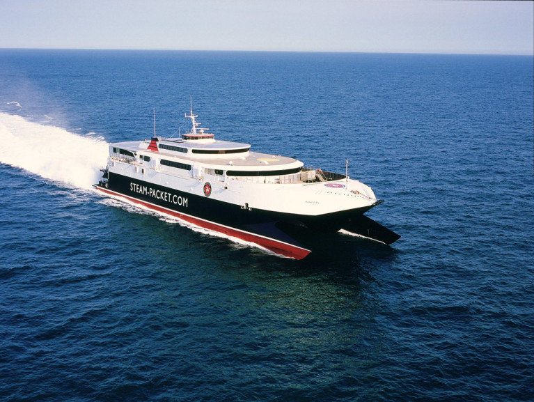 Isle of Man fast-ferry catamaran Manannan made a recent call to Dublin Port to facilitate a safety inspection carried out by the Irish Maritime Administration prior to resuming services throughout the Irish Sea leading up to and during the summer months.  