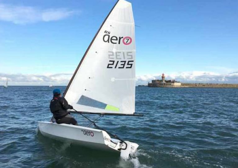 File image of an RS Aero sailing in Dun Laoghaire