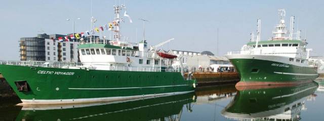 Marine Institute Research Vessels docked in Galway