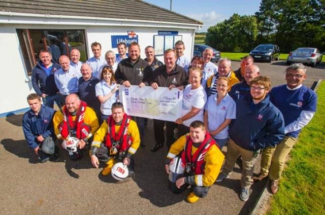 Loftus Hall present Fethard RNLI with a €12,000 donation towards a new lifeboat