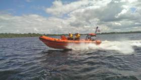 Lough Ree RNLI&#039;s lifeboat in action
