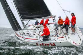 Howth&#039;s Storm (Pat Kelly) was the class one winner at Greystones Regatta