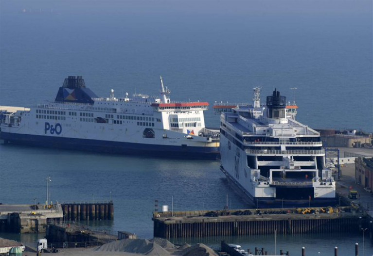Dover-Calais: Pride of Kent (on left) a P&amp;O ferry failed three previous inspections