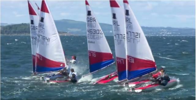 Scroll down for Topper Worlds Video from Ballyholme Yacht Club