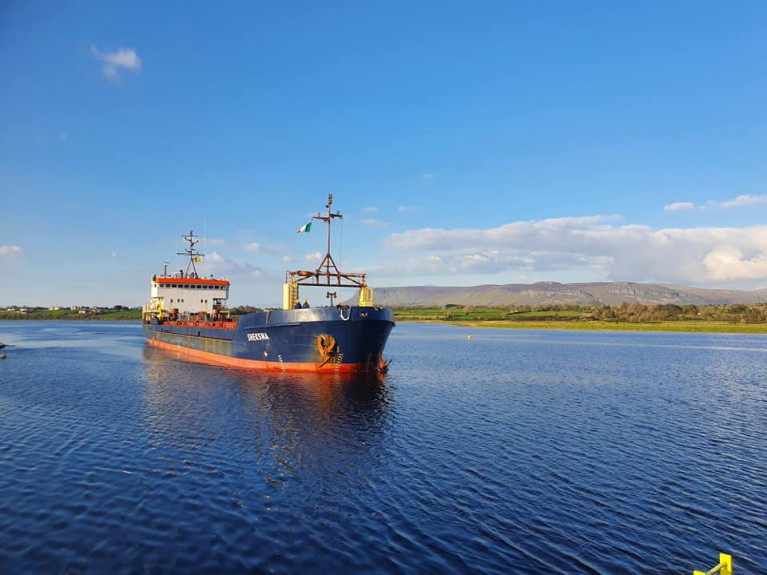 Cameroon-flagged cargoship Sheksna seen arriving at the Port of Sligo mid-October has today been lifted of its impoundment by authorities and ends the incident for the crew.  