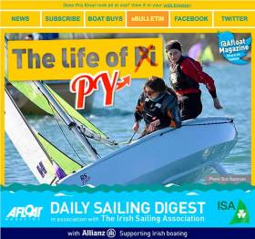 Get your daily Irish Sailing and boating digest delivered to your inbox (FREE). Sign up below